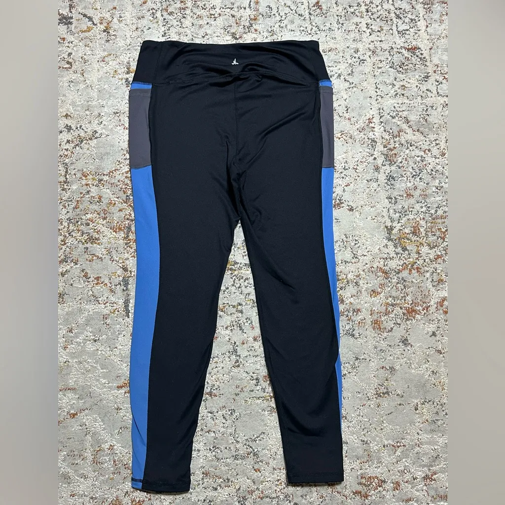 TORRID ACTIVE Leggings size 1X black blue high rise - Image 2