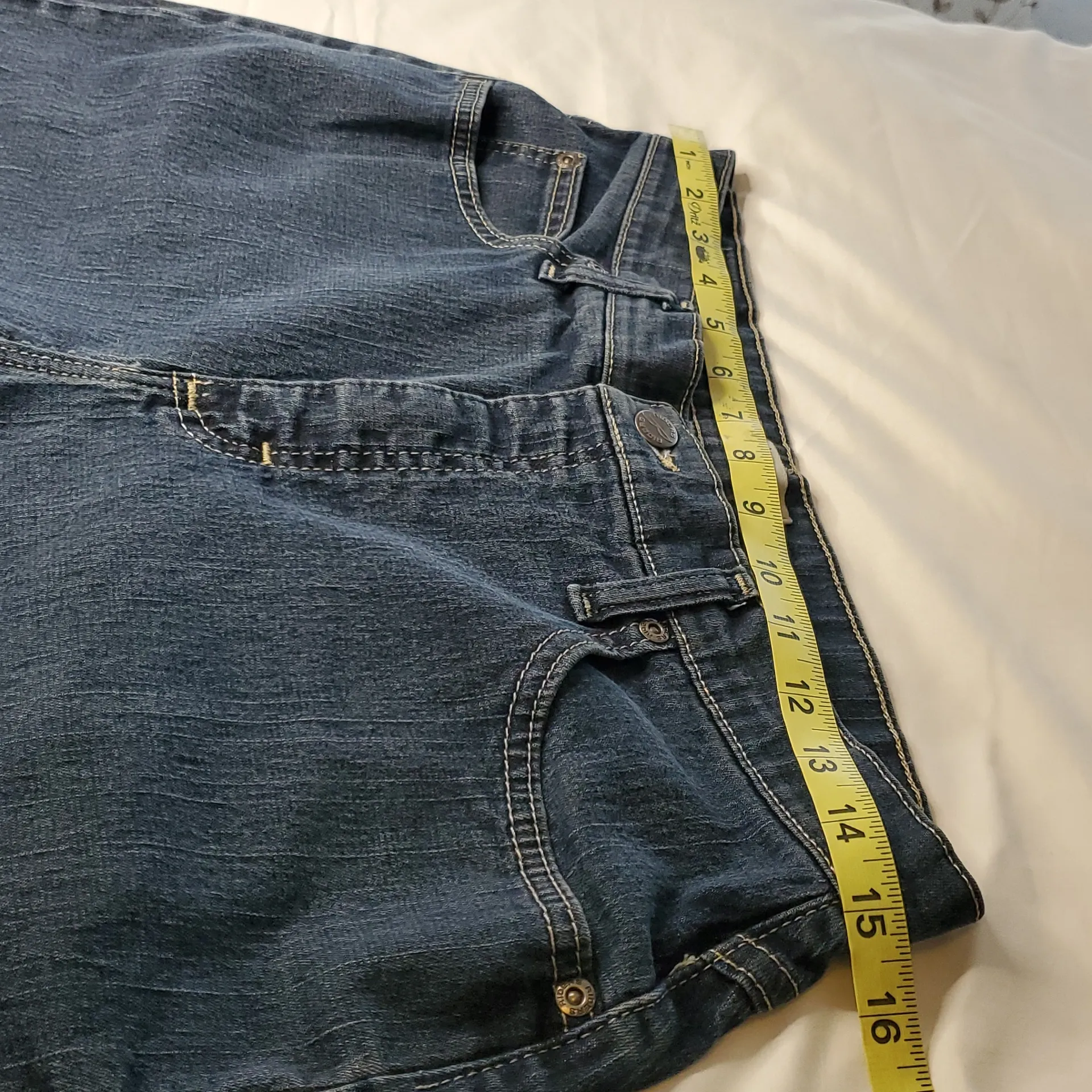 Riders by Lee Blue Straight Leg Jeans  Size:10M - Image 3