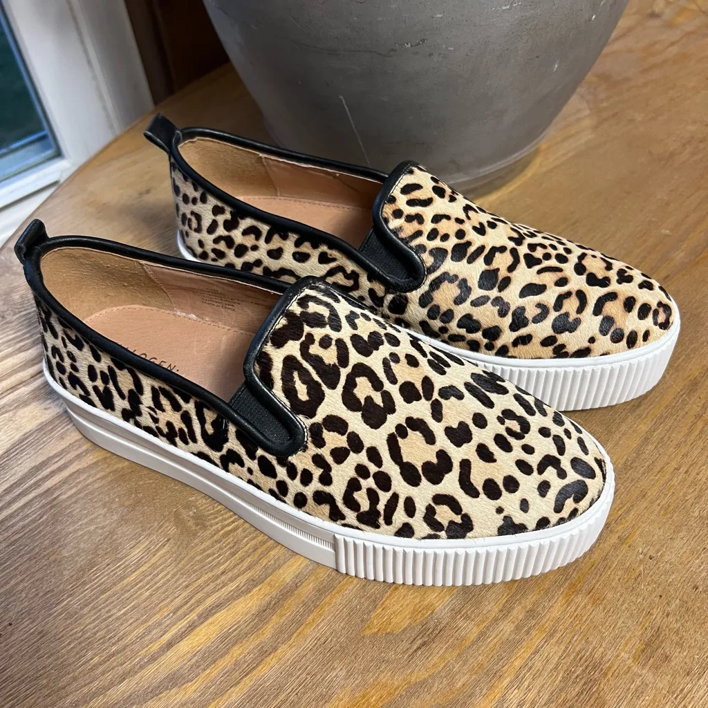 Halogen  Leopard Print Slip-On Sneakers Size 7.5 - Image 3