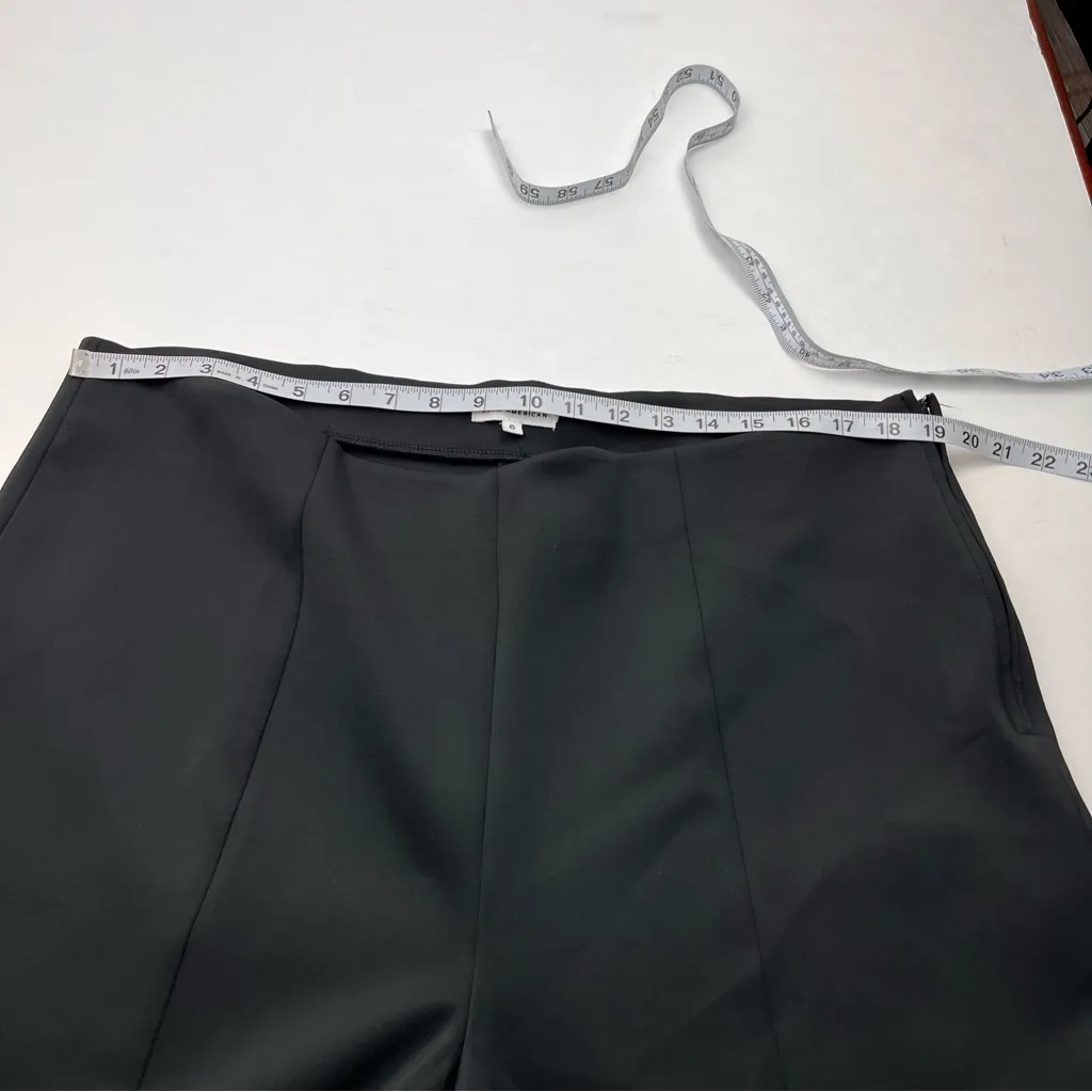 Good American Good Waist Flare Scuba Pant Womens Size 6 3XL Black Side Zipper‎ - Image 7