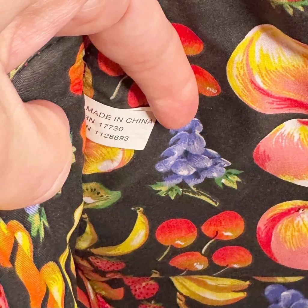 TARGET PAPER RAFIA CORAL FRUIT TOTE - Image 6