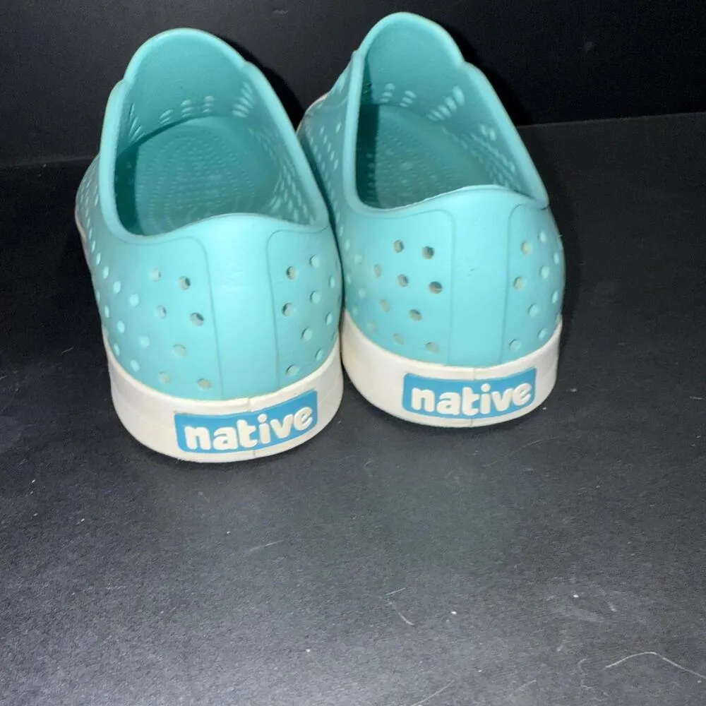 Native Adult Unisex Jefferson Waterproof Outdoor Aqua Blue Slip - Image 12