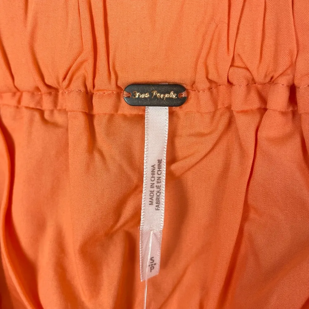 NWT Free People Made For Sunny Days Coral Shoulder Tie Top - Image 5