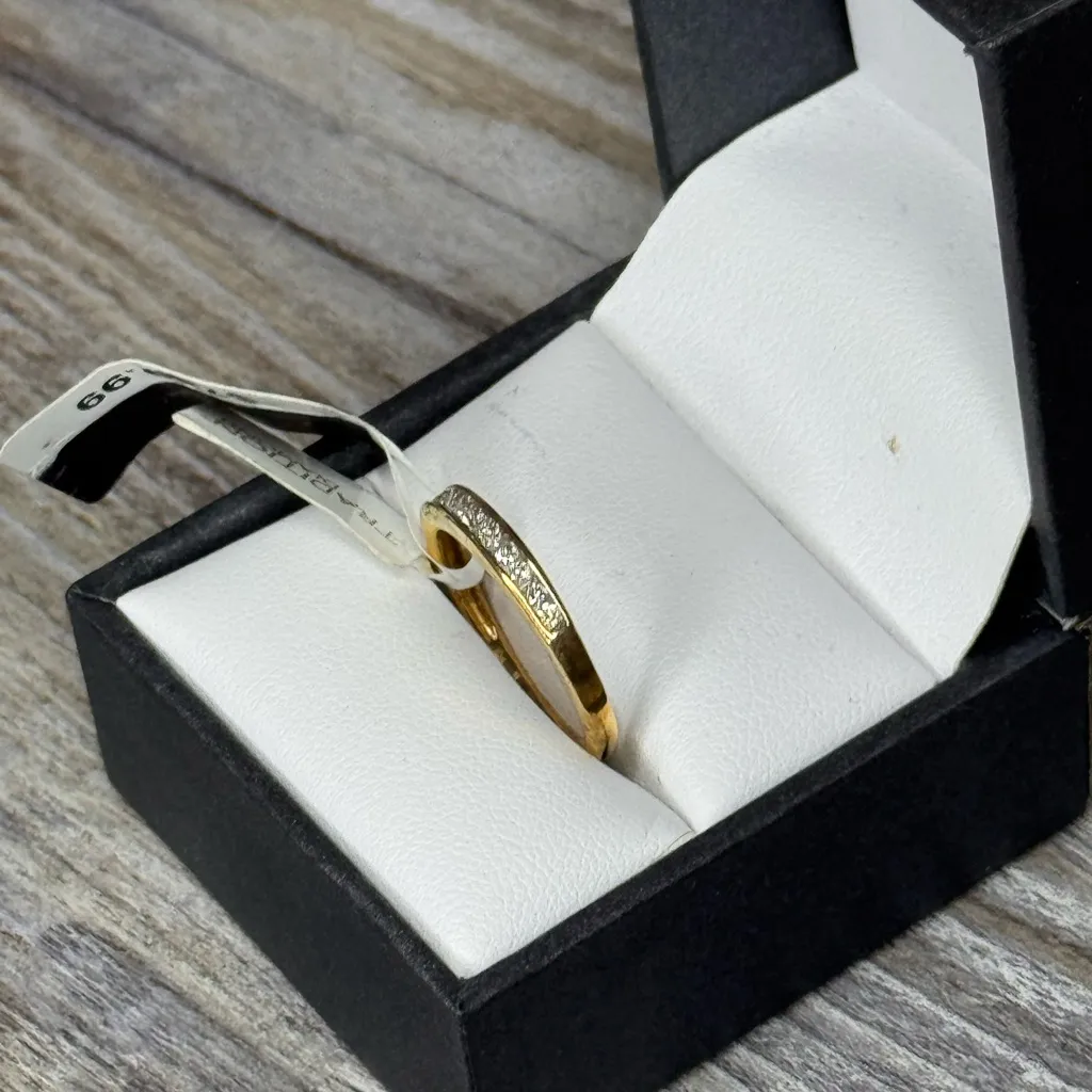 Traditional Diamond Channel Band 0.25 Total Carat Weight 10k Yellow Gold Size 7 - Image 3