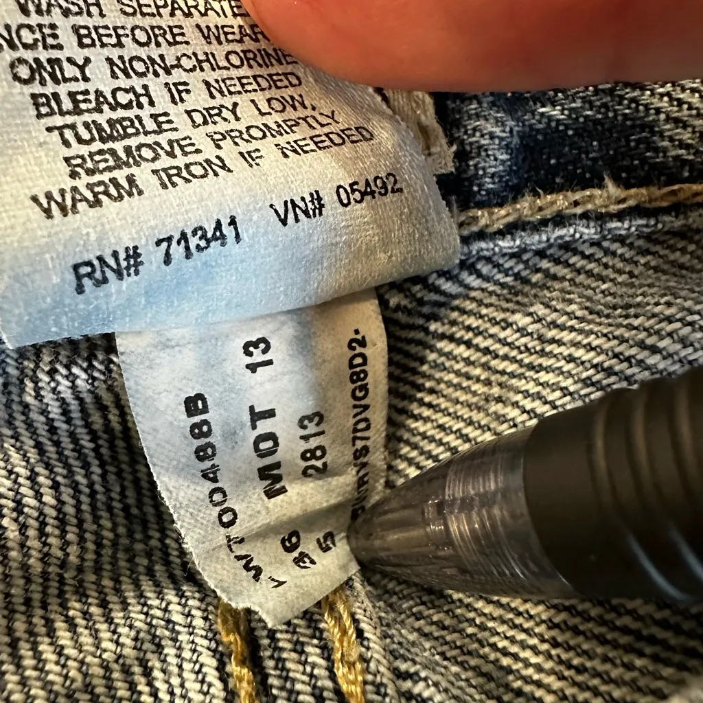 LL Bean Y2K Women Sz: 6 Reg Medium Wash Relaxed Baggy Straight Leg Jeans. Blue - Image 7