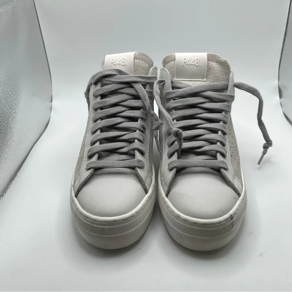 NWOB Womens P448 Thea Mid Glim EU 35 US 5.5 high top sneaker - Image 4