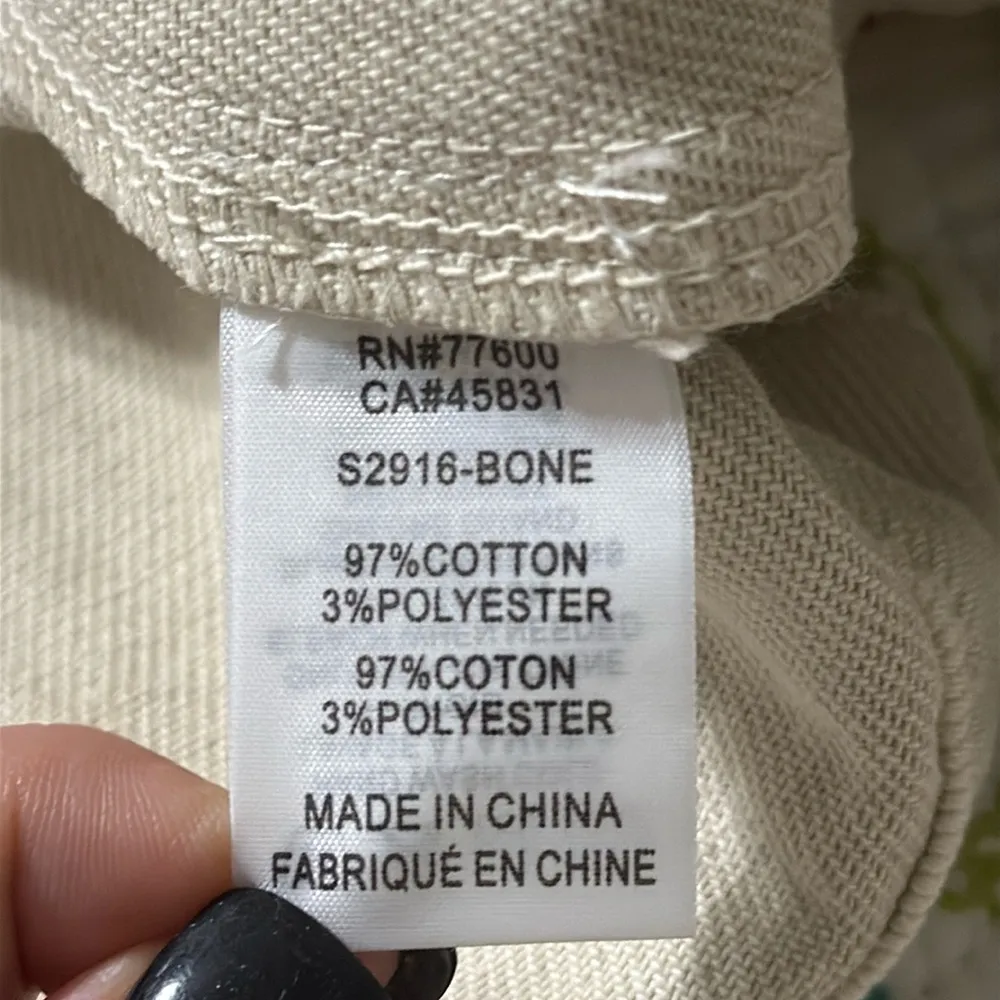 Saltwater Luxe women’s size XS long sleeve button up Rowan jacket bone color NWT - Image 8