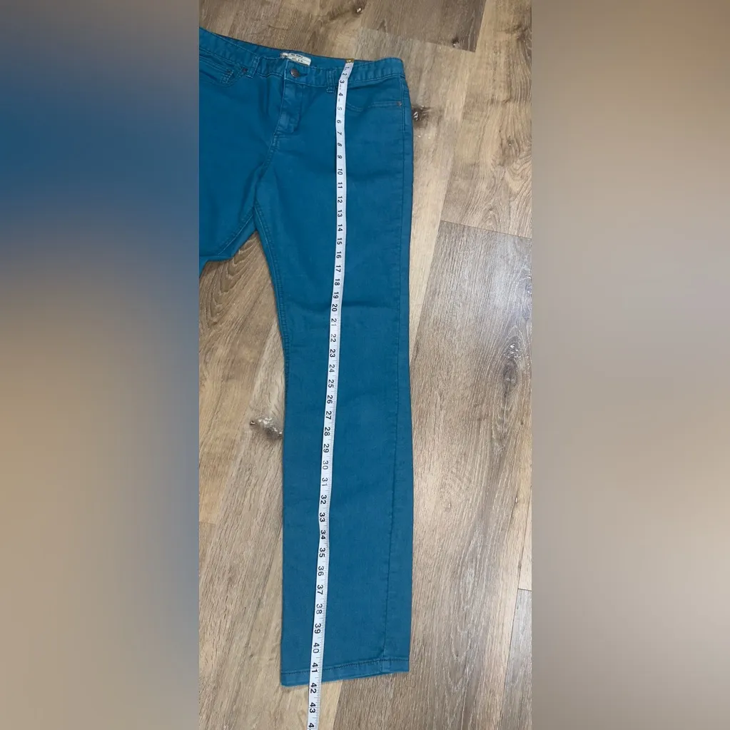 Free People Teal Denim jeans👖 - Image 5