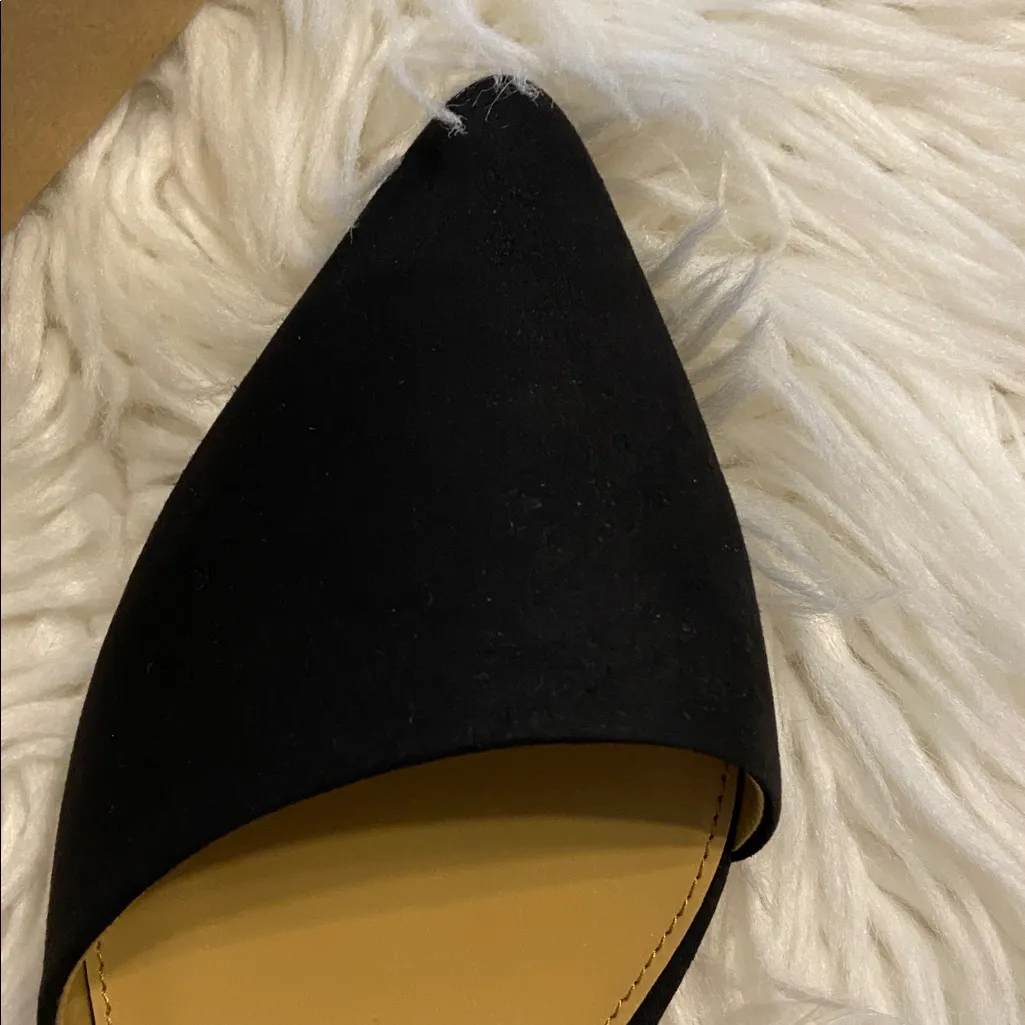 J. Crew Black Pointed Flats shoes size 10 brand new with box see all photos - Image 6