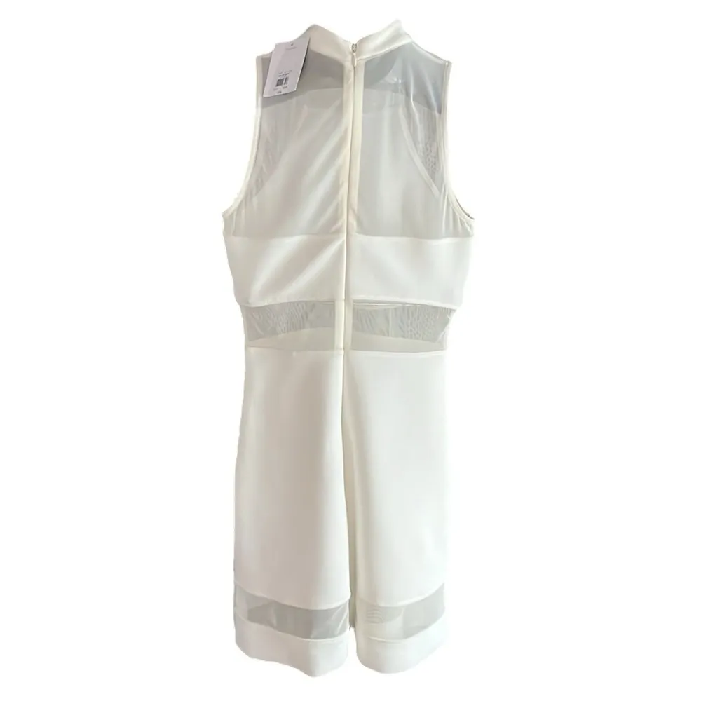 Topshop Mesh Insert Skater Dress - Image 7