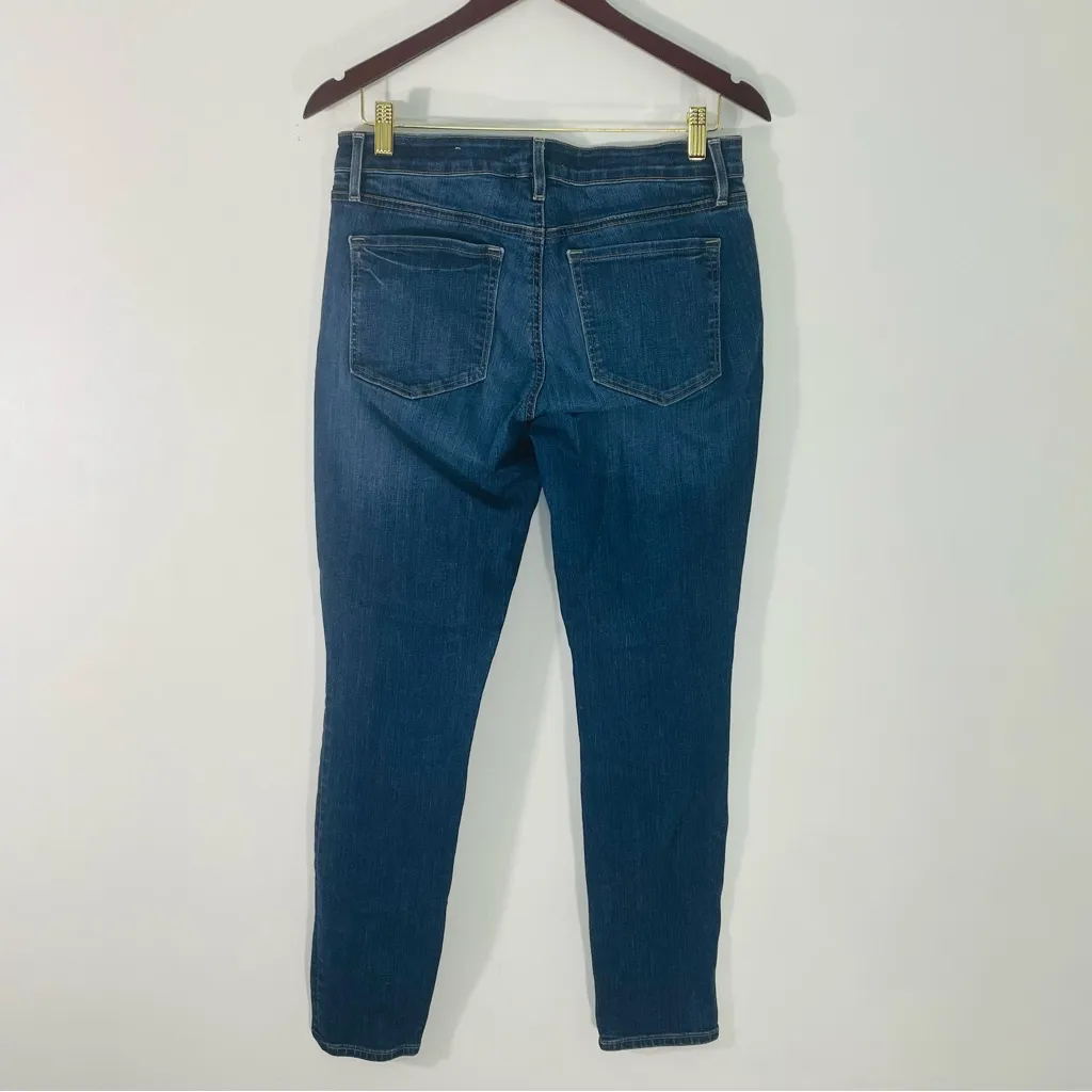 Ann Taylor LOFT Dark Wash Curvy Skinny Denim Jeans Size 29/8 - Image 3