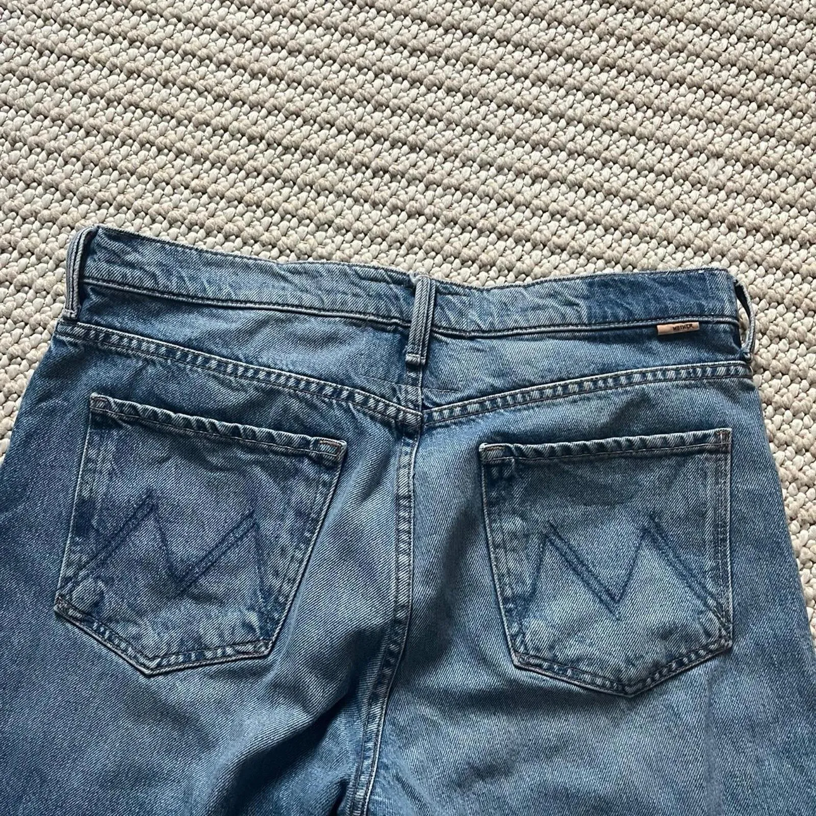 Mother The Ditcher Crop Jeans in Leap at the Chance - Image 7