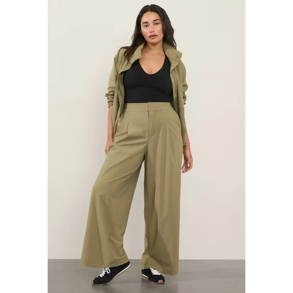 New Athleta Size 2 Pinnacle Trouser Olive Branch Green - Image 7