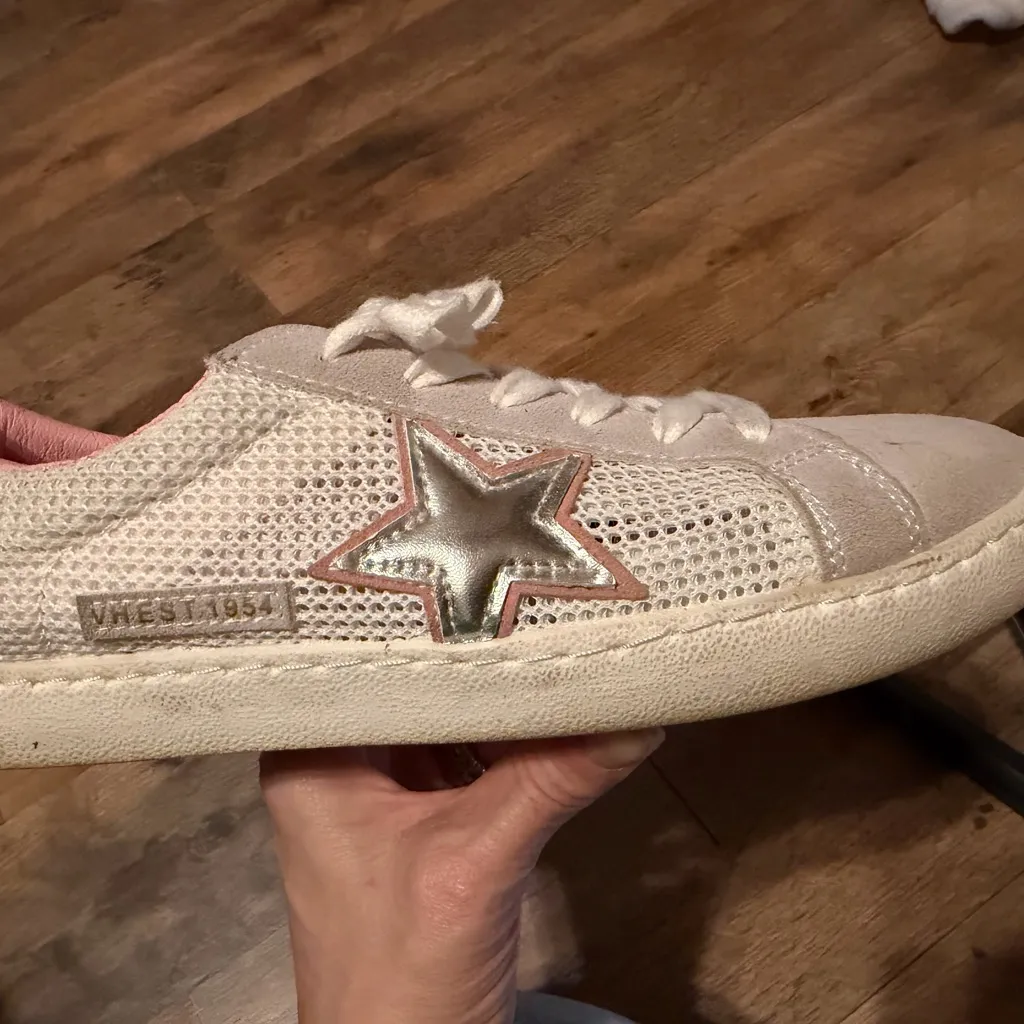 Vintage Havana Carla White and Silver Star women’s Sneakers size 7.5 new - Image 10