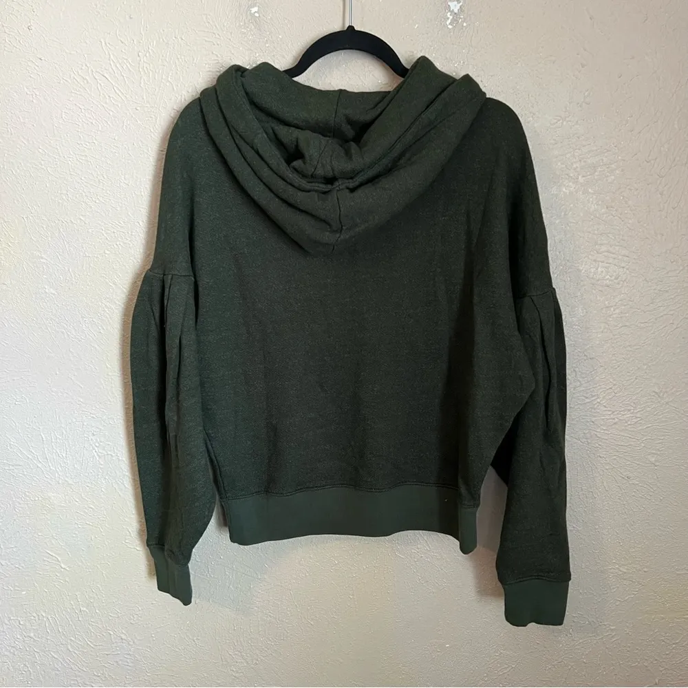 NWT n:Philanthropy Lange Green Dropped Shoulders Hooded Sweatshirt Medium - Image 5