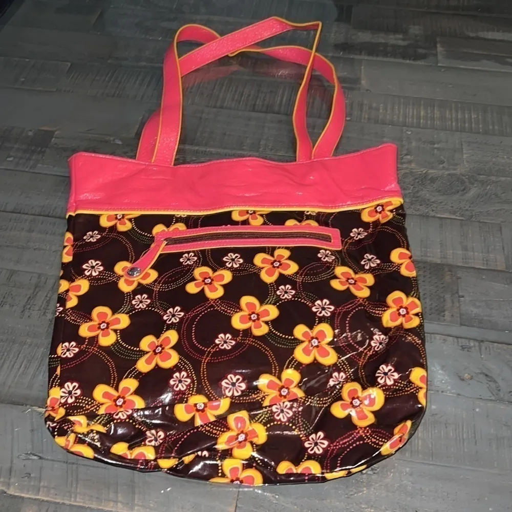 Vera‎ Bradley Frill Buttercup Shoulder Medium Floral Tote - Image 2