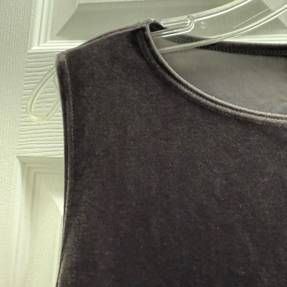 Chico's Travelers Collection High Neck Tank Top CityStorm Gray New 2 L 12 Velvet - Image 7