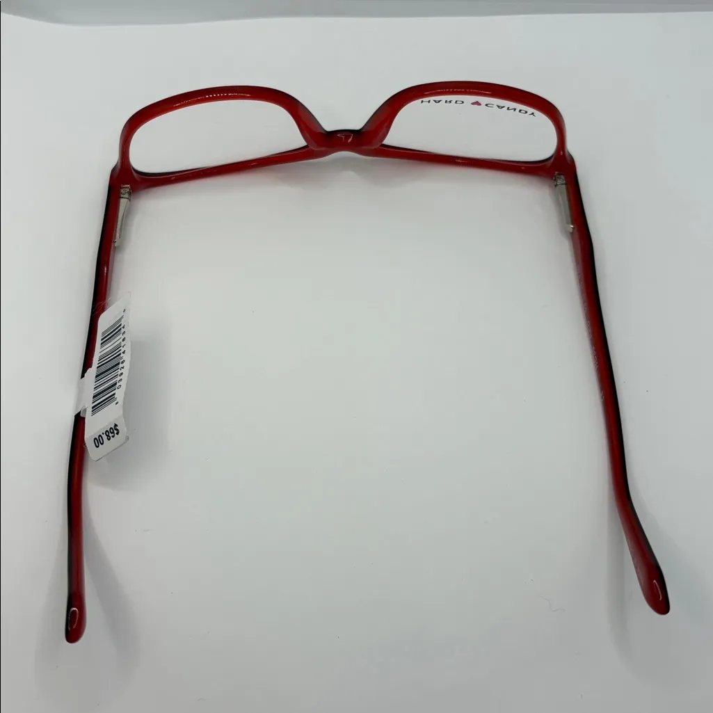 Hard Candy Optical Women's HC39 Vibrant RED Red Eyeglass Frames DEMO NWT - Image 9
