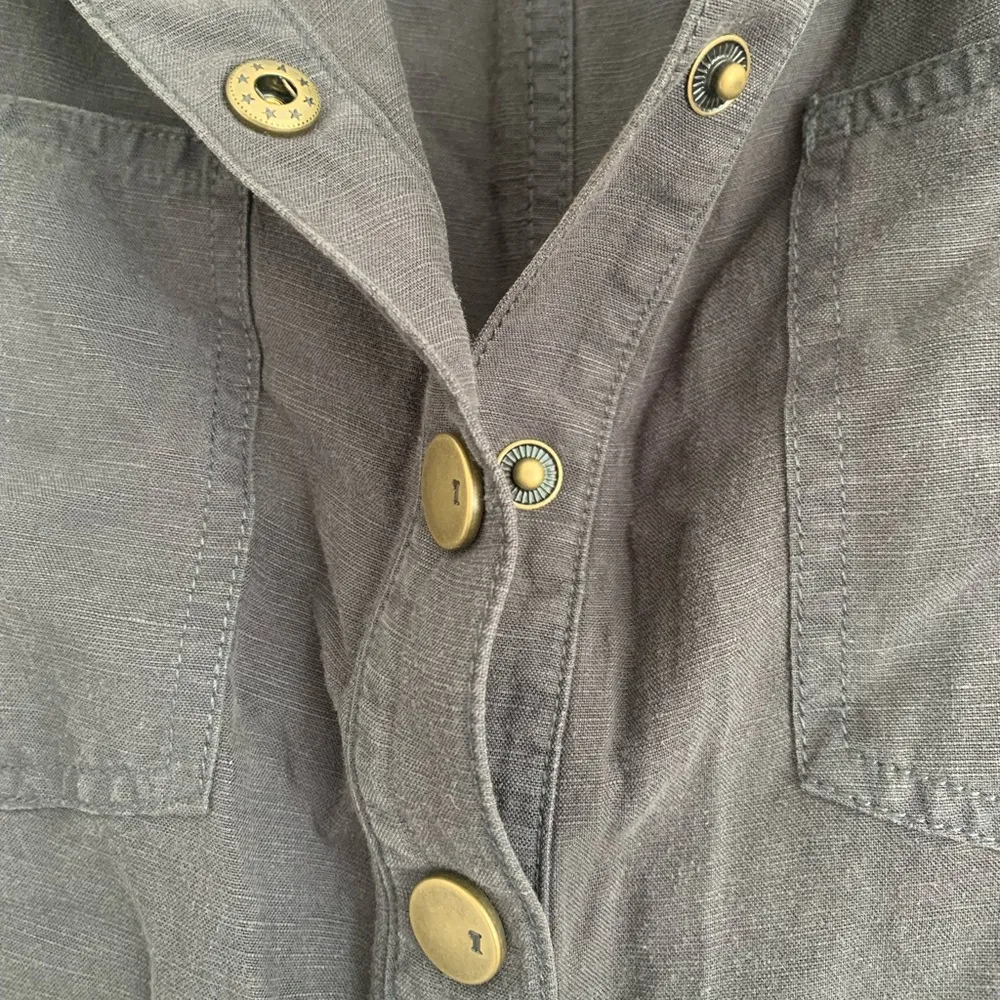 Anthropologie Pilcro Mechanic Sleeveless Linen Jumpsuit - Size M‎ - Black - NWOT - Image 11