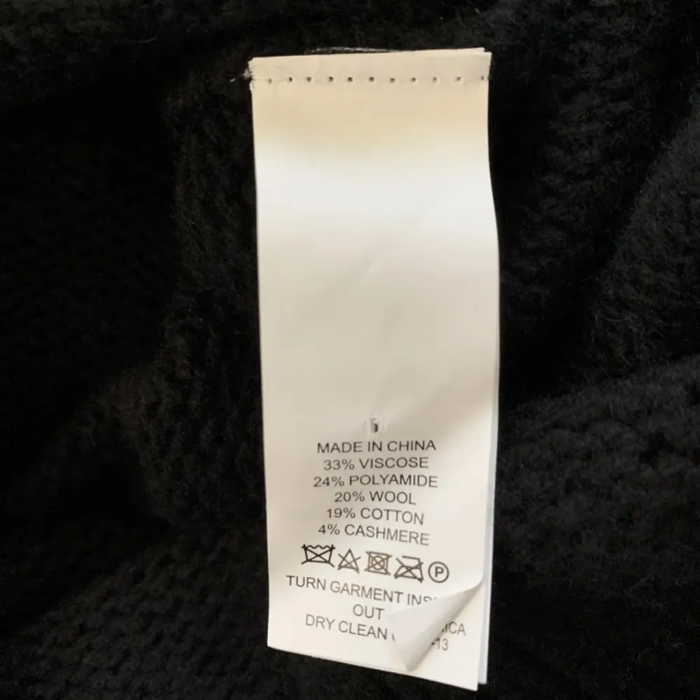 Kate Spade New York Broome Street black sweater medium pearl buttons New NWT - Image 8