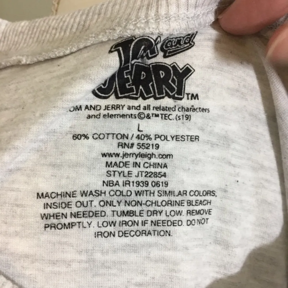 NWOT Tom & Jerry Muscle Tee Tank Top Gym Athletic - Image 6