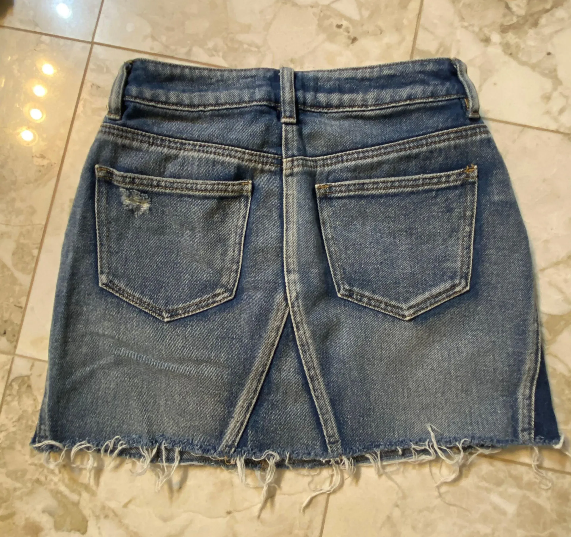 Denim Mini Skirt 23 - Image 4