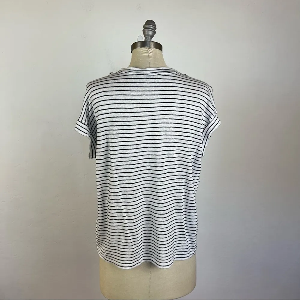All Saints Stripe Short Sleeve Tee - Image 5