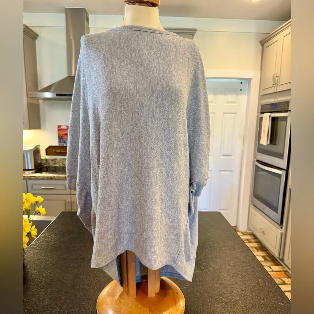 Michael Stars Berna Dolman Sleeve Heather Gray Knit Tee - Image 5