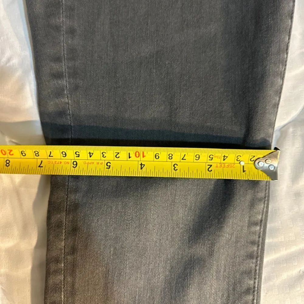 American Eagle Size 10 Short Hi-Rise Inseam: 26 inches Dark grey Denim Skinny - Image 8