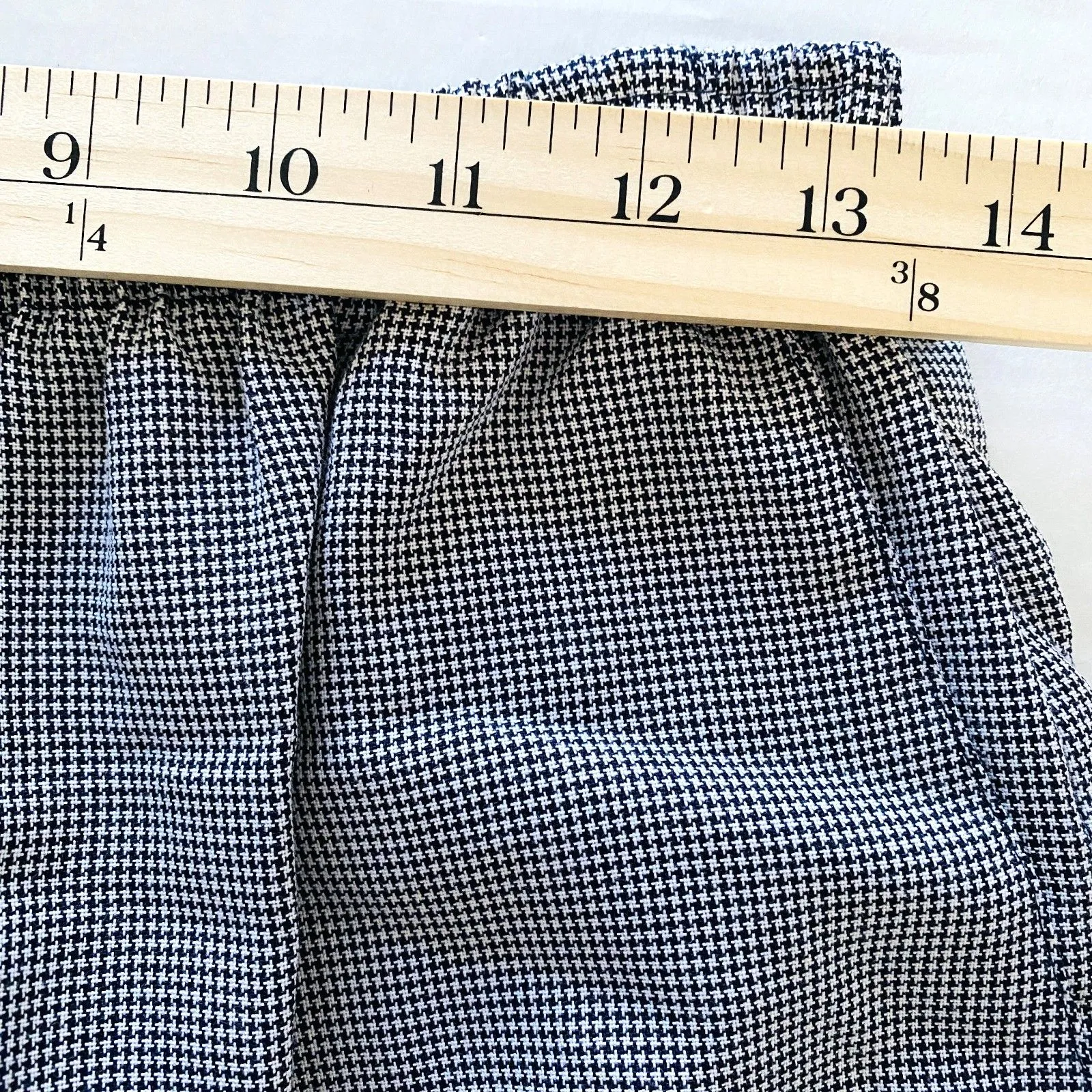 VTG Alfred Dunner Pull-On Checkered Dress Slack Pants Womens Officecore Chic 12P - Image 4