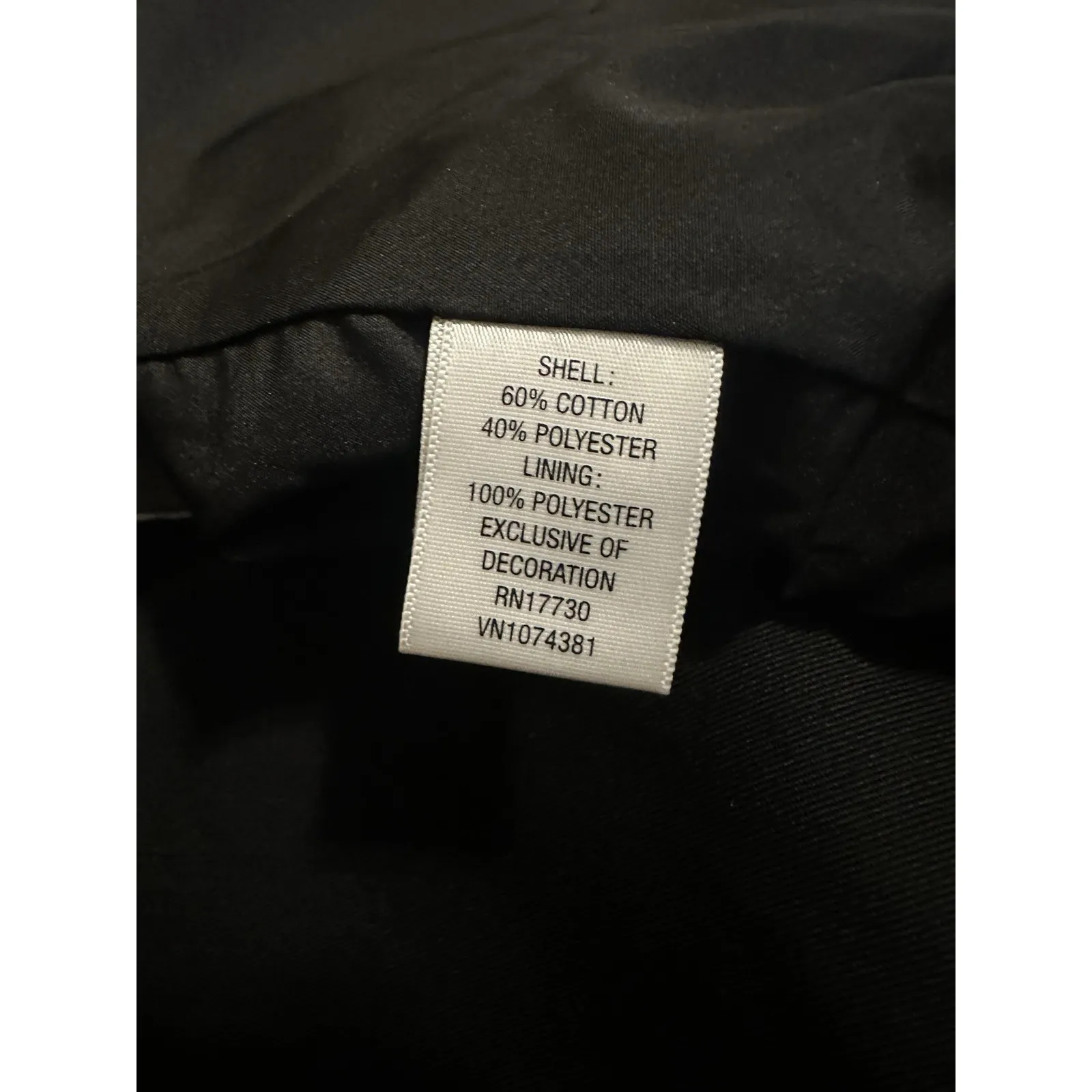 Liz Lange Target Maternity Twill Jacket Black Trench Coat Medium (b34) - Image 5