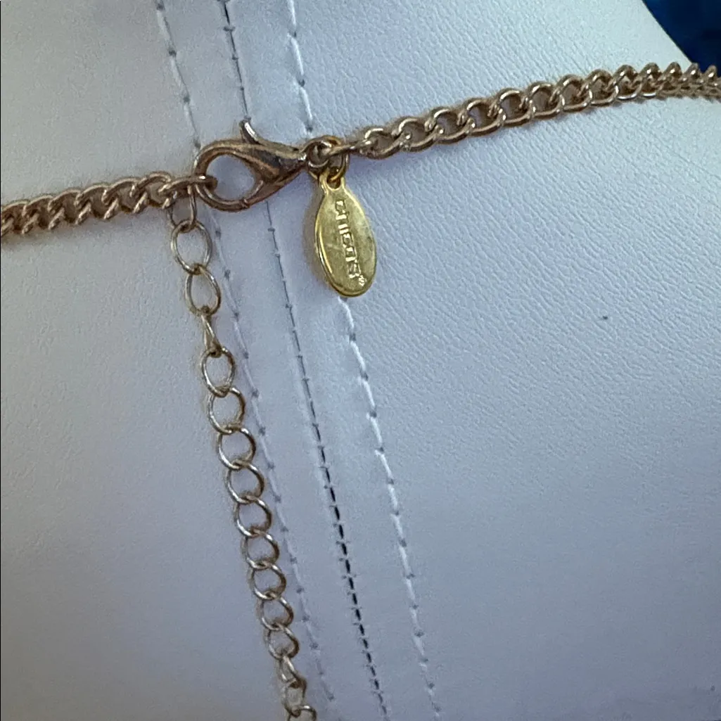 Chico's  Stunning Multilayered Black Beaded Necklace 17" - Image 4