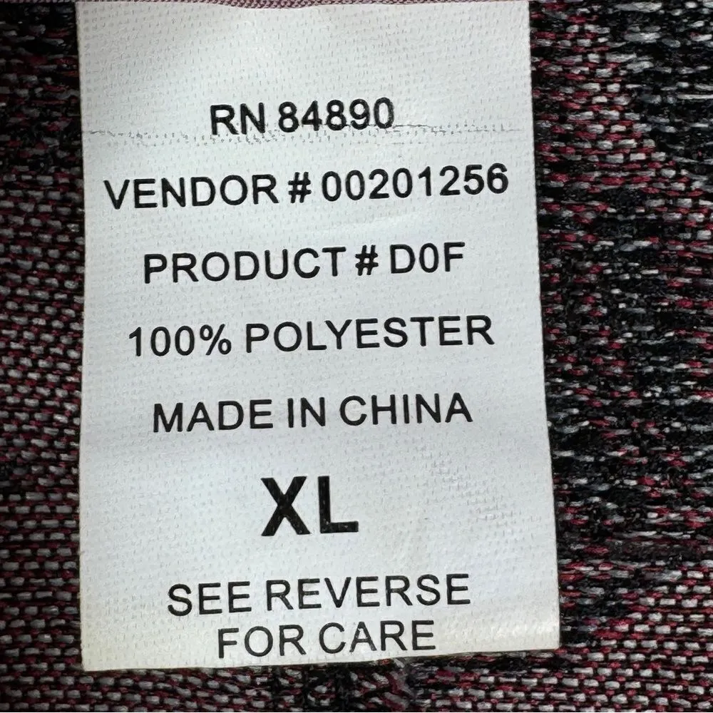 Tudor Court Floral Brocade Mandarin Collar Jacket Black Pink‎ XL Black - Image 10