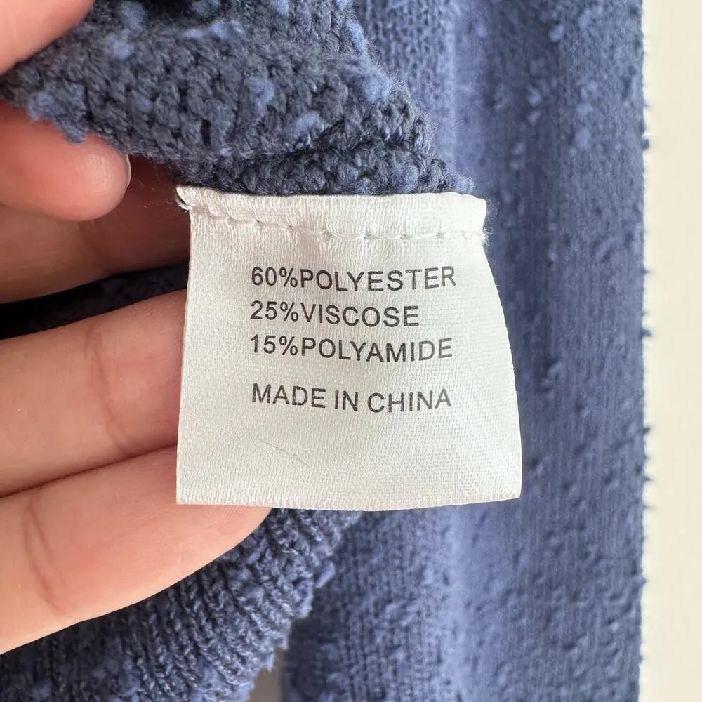 Fuzzy cardigan Sweater button front - Image 8