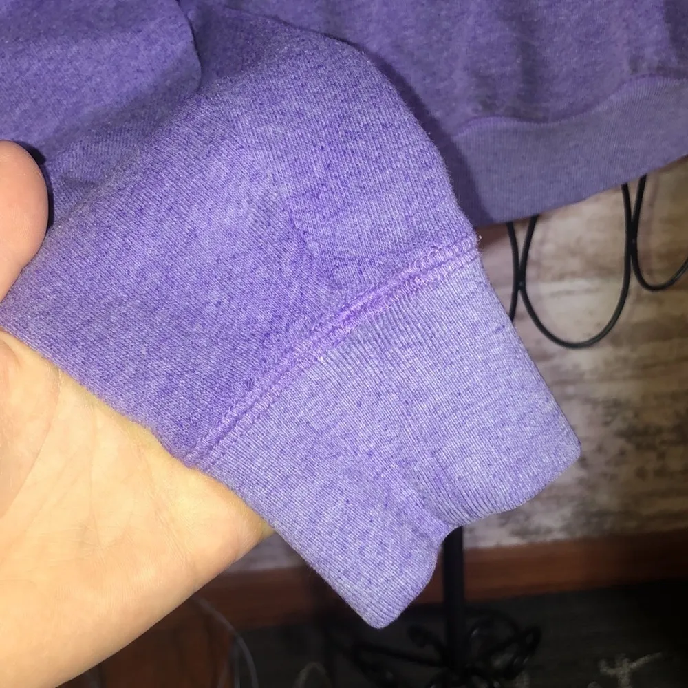 Victoria’s Secret pink quarter zip sweatshirt purple size small causal pink Vs​​ - Image 4