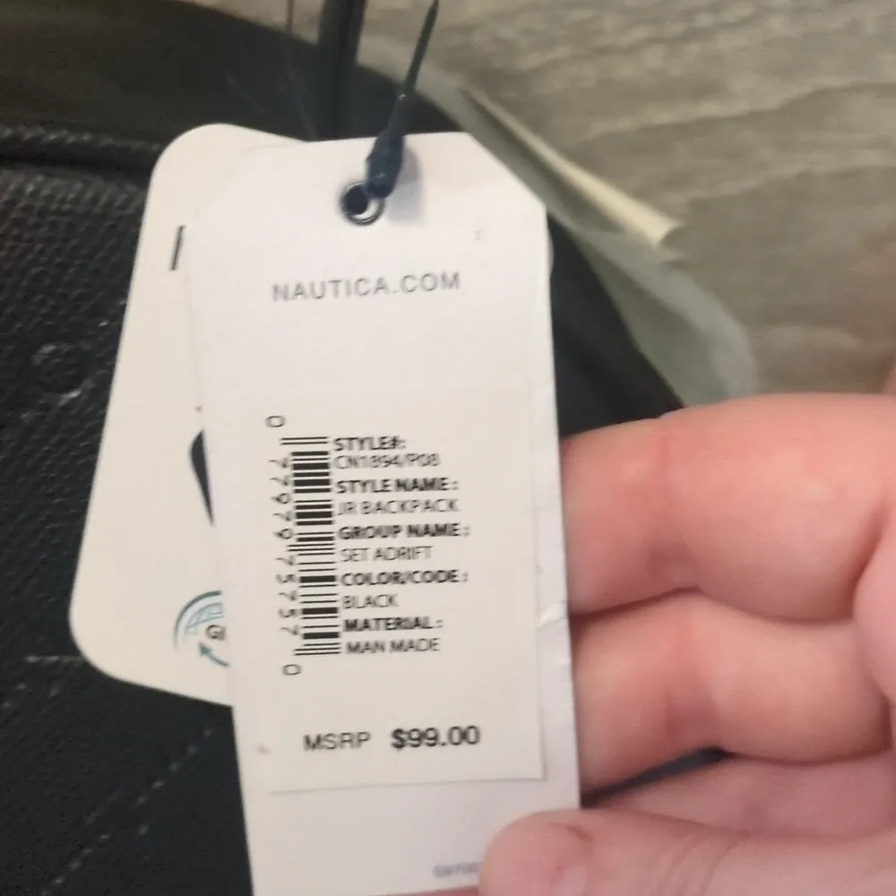 Nautica black set adrift JR backpack OS - Image 5