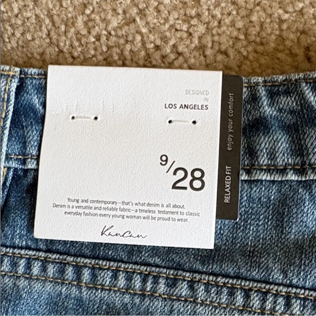 NWT Kan Can Relaxed Fit Denim Shorts Size
9 / 28 - Image 9