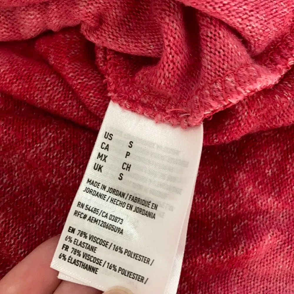 American Eagle Tie Dye Pink Ultra Soft Pullover Sweater Top Blouse Small S EUC - Image 4