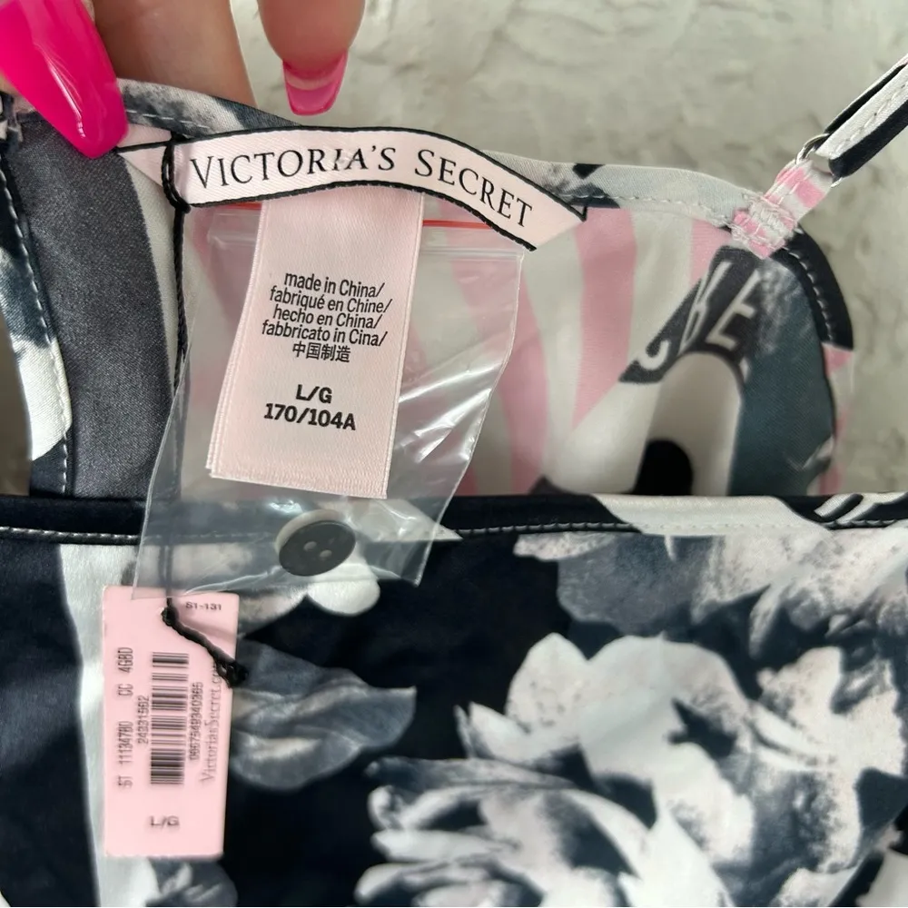 Victoria’s Secret | Colorblock Pajama Camisole Flowy Sleeveless Top NWT Size L - Image 3