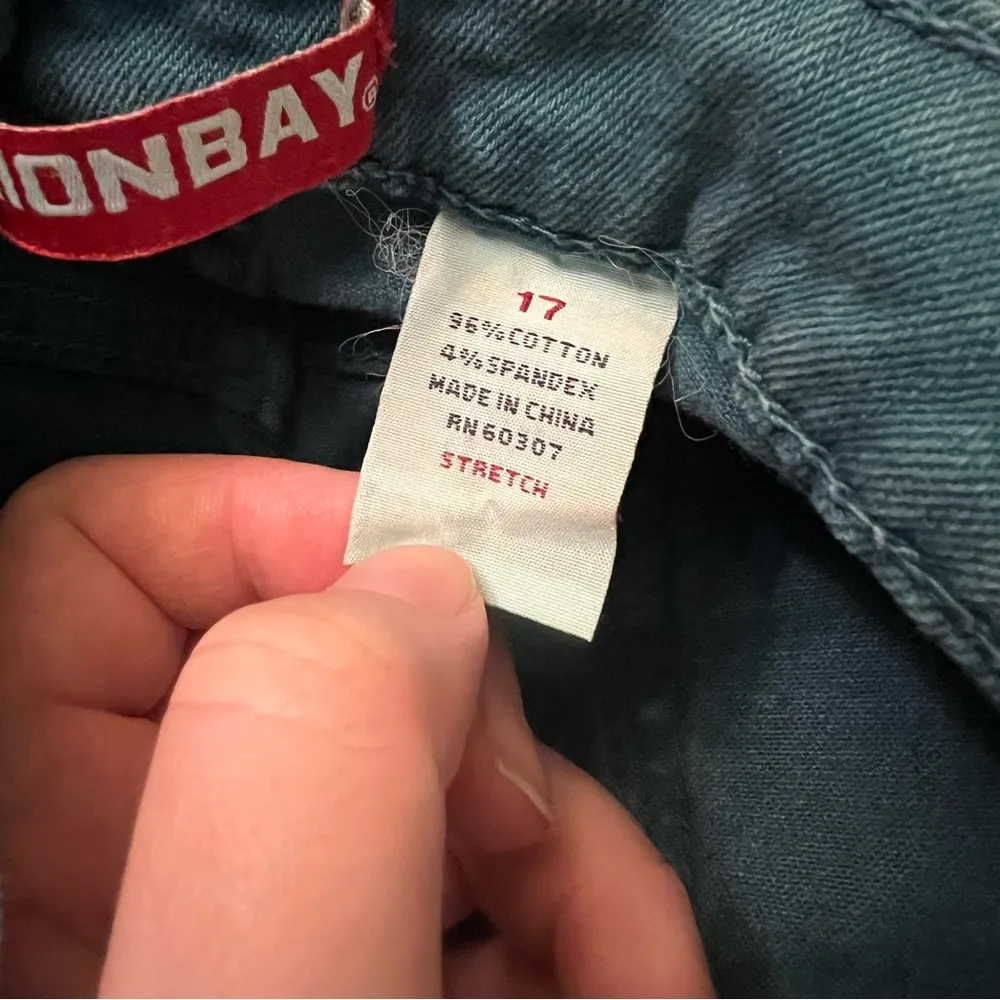 Union Bay size 17 stretch teal pants - Image 3