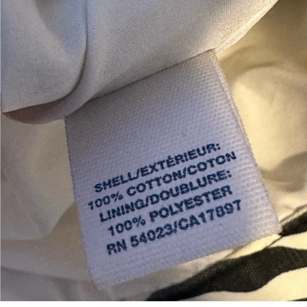 Vintage Old Navy  mid weight Canvas 
100% Cotton Trench  Coat zebra Funky 
 Sz L - Image 10