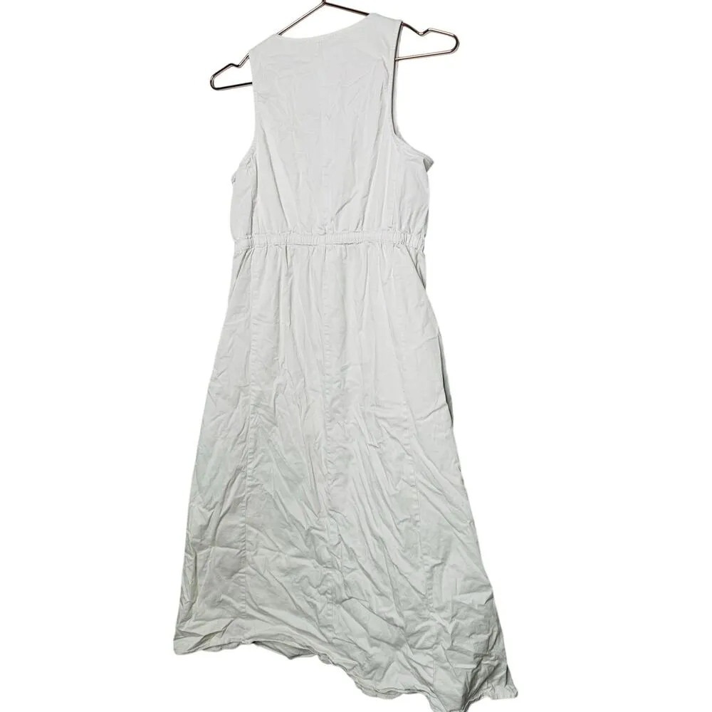 AREA STARS White Cotton Waist Cinching Sleeveless Jean A - Image 3