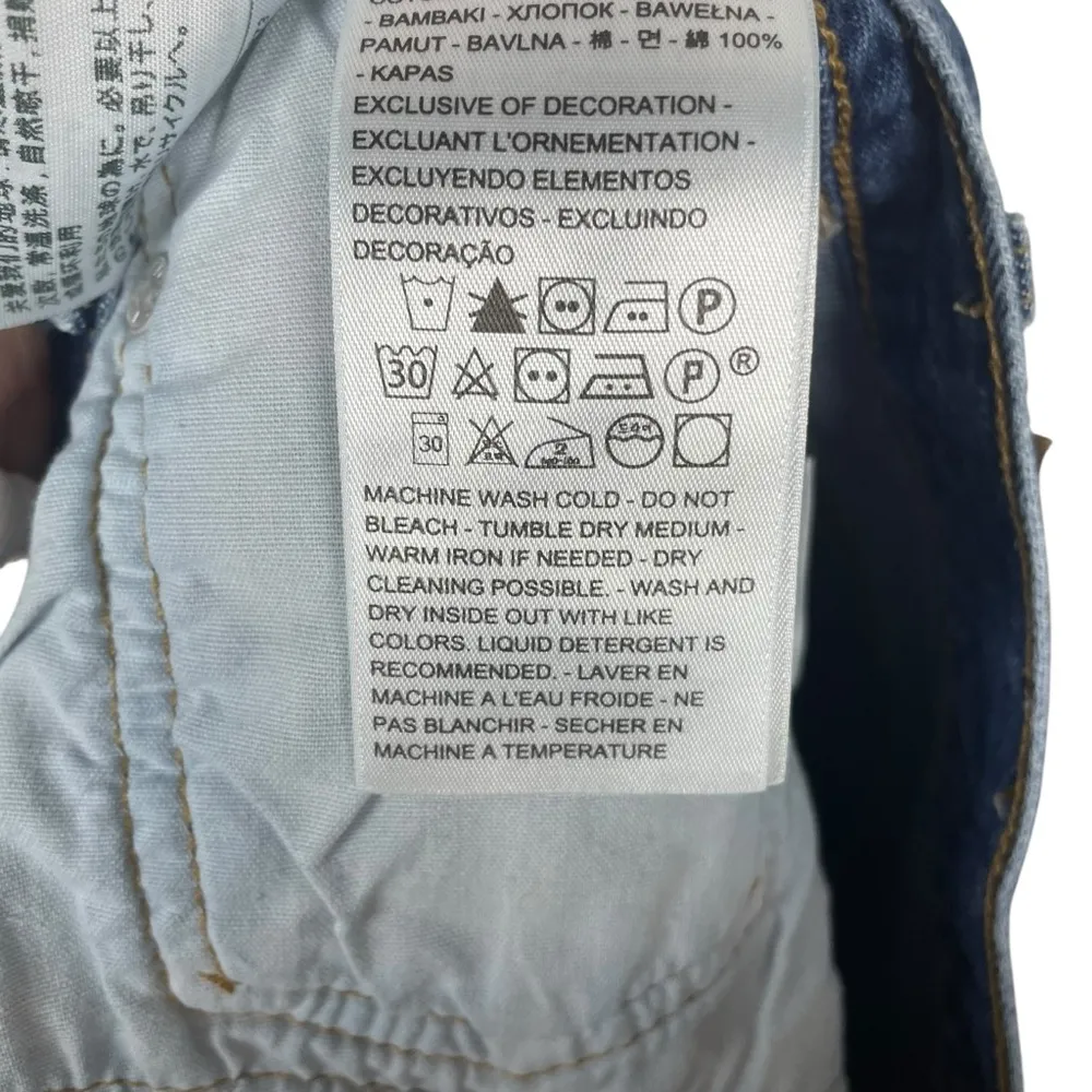 Levi’s 501 Women’s High Rise Cutoff Denim Shorts in Blue Size 32 - Image 10