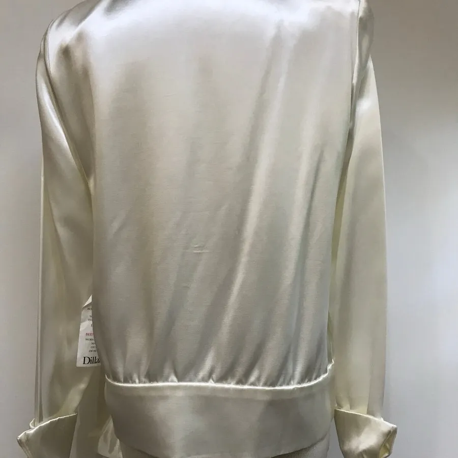 Vintage Elegant Blouse Jeffrey and Dara Evenings Tom Barra Shirt Size 16 - Image 5