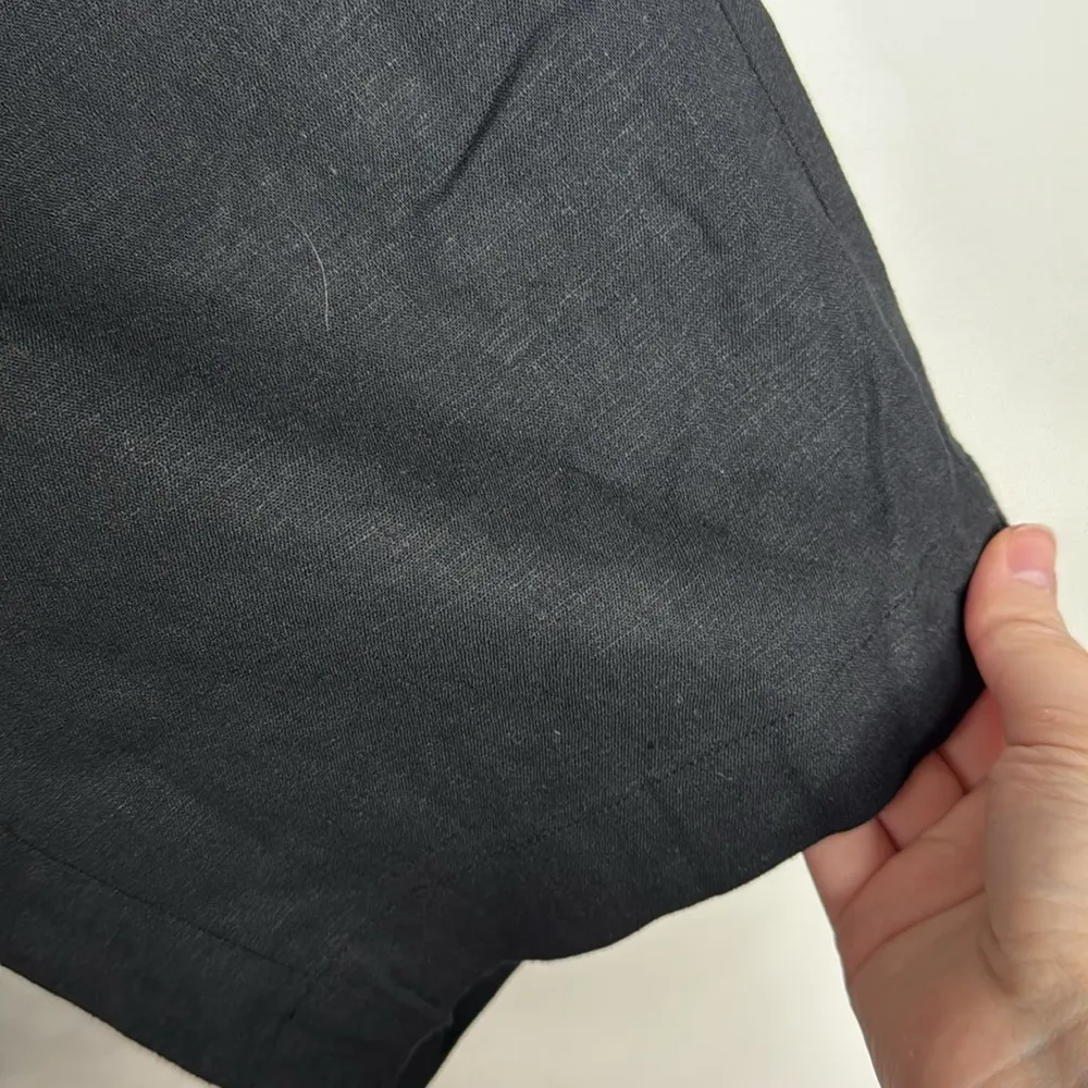 Universal Standard Attis linen Black Shorts Bermudas US Size 0 - 00 - Image 4