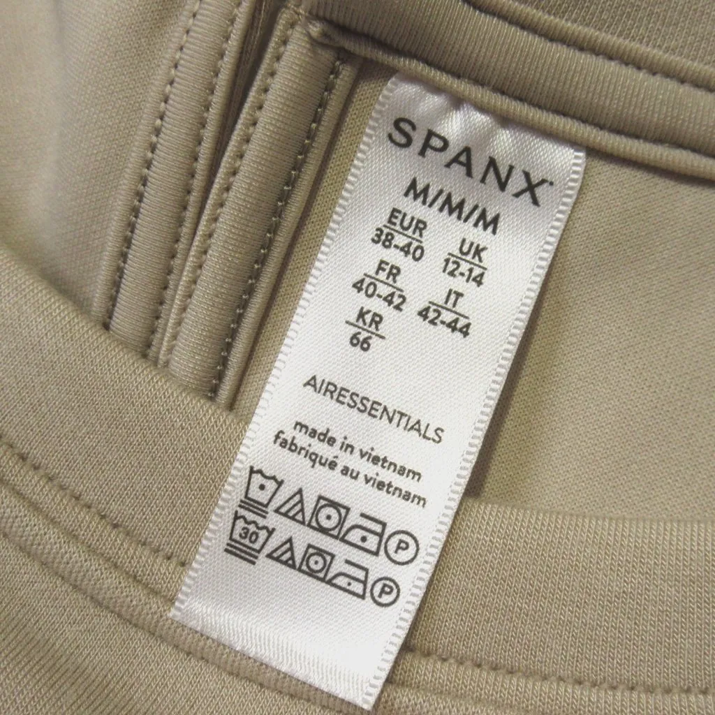 NWT Spanx 50625R AirEssentials Cropped Wide Leg Jumpsuit in Tahini M - Image 4