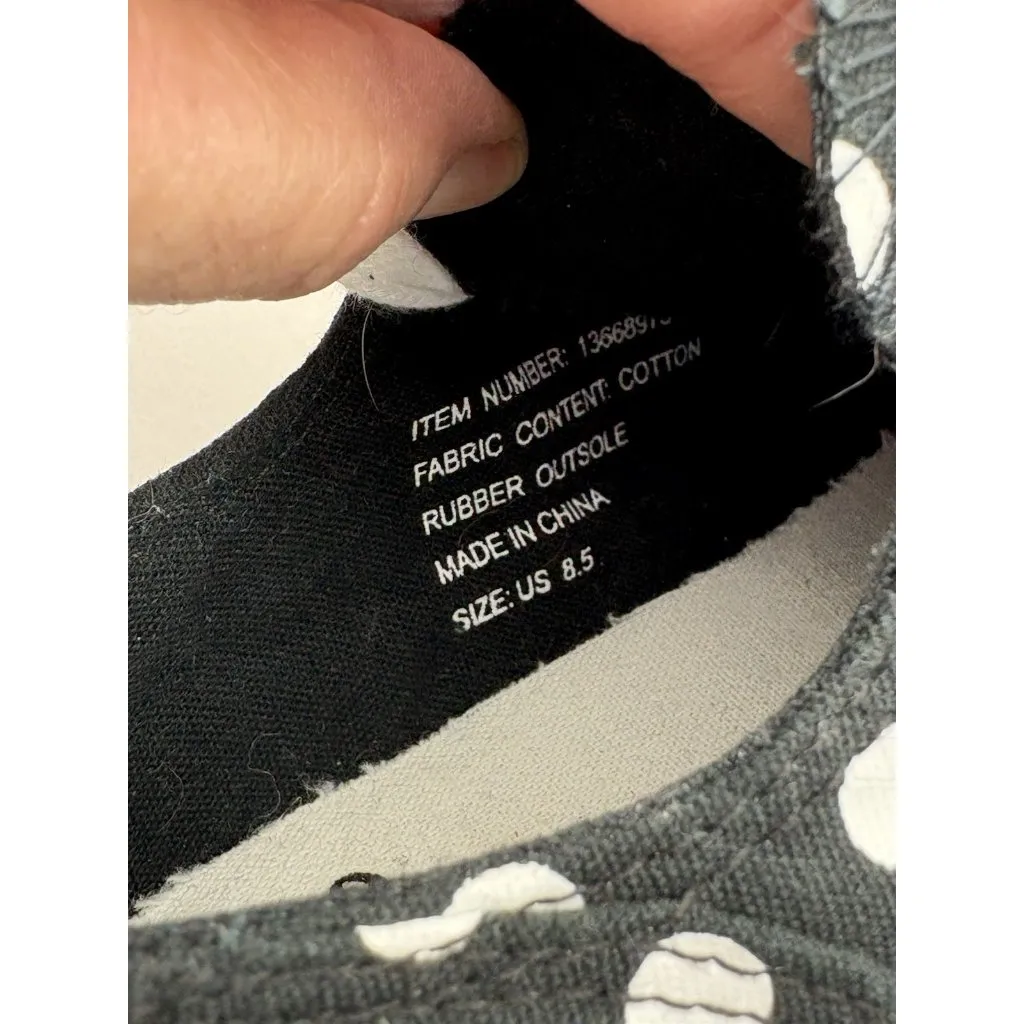 *New Torrid Disney Minnie Mouse Shoes Womens Size 8.5 Black White Polka Dot Lace - Image 9