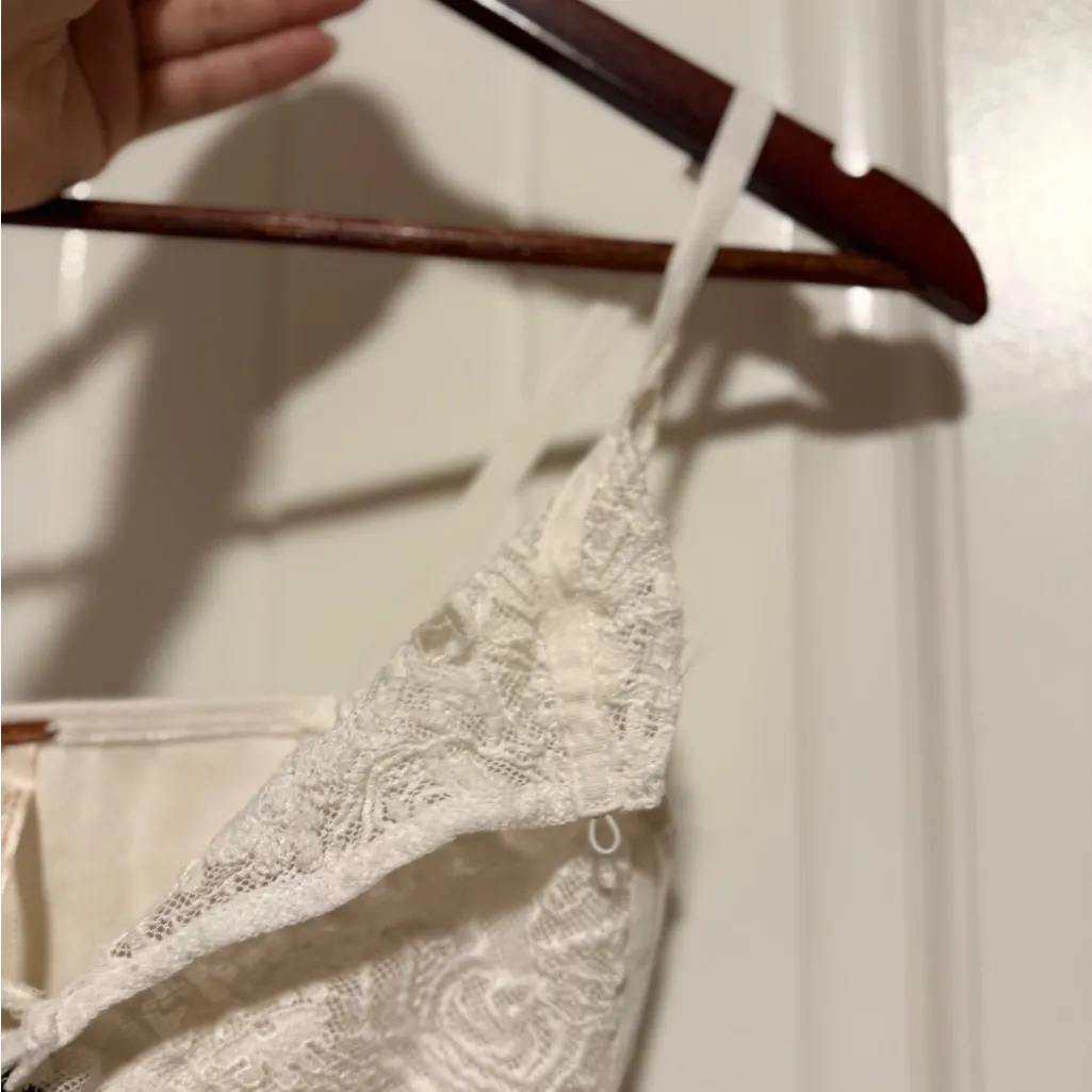 Free People  White Lace top - Image 8