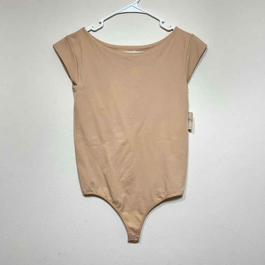 Free People Intimately Clean Lines Boatneck Seamless Boydsuit L/XL NEW Tuscany B - Image 2