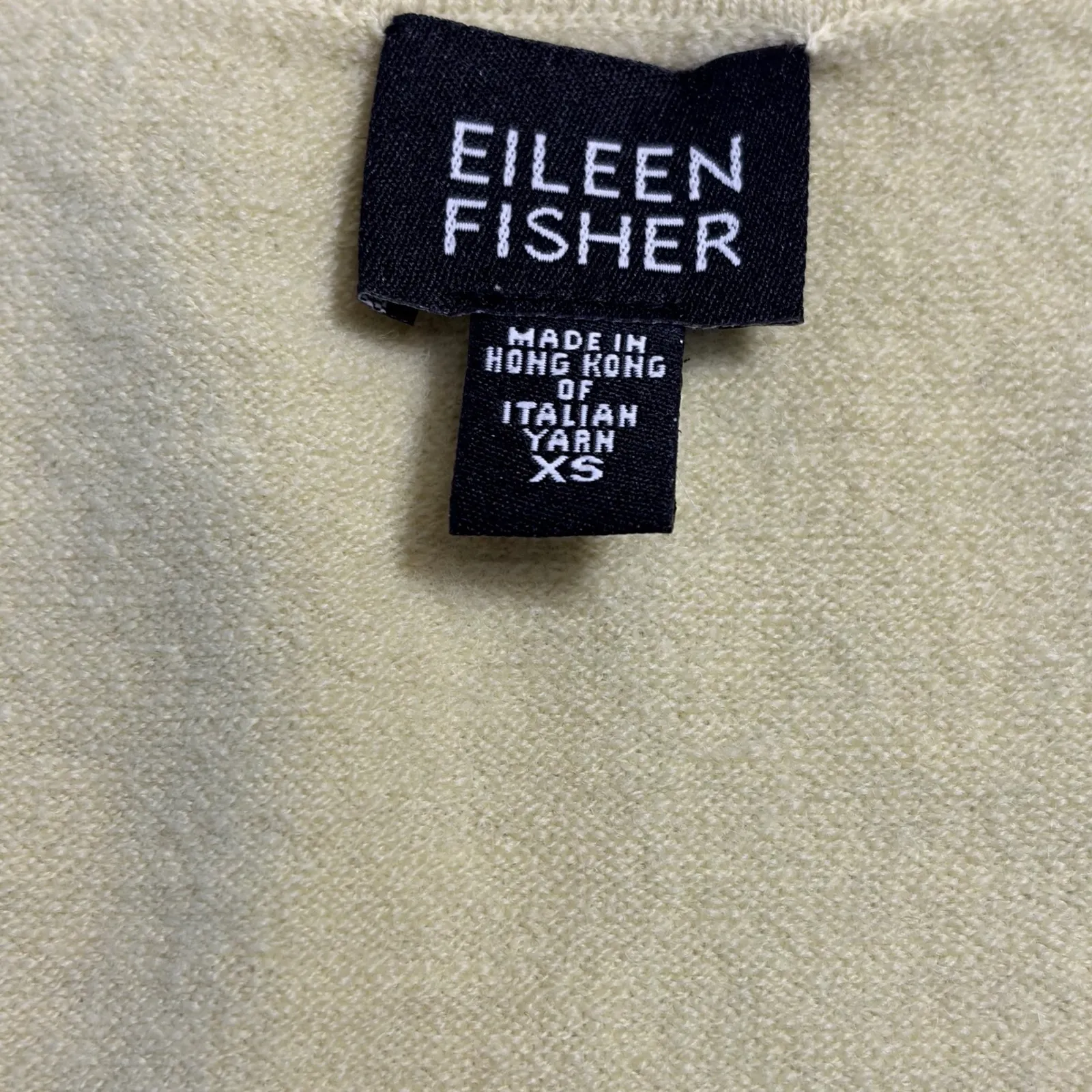 Y2K Eileen Fisher 2 Pc Set Jacket Tank Light Pistachio Merino Wool Hong Kong XS - Image 8